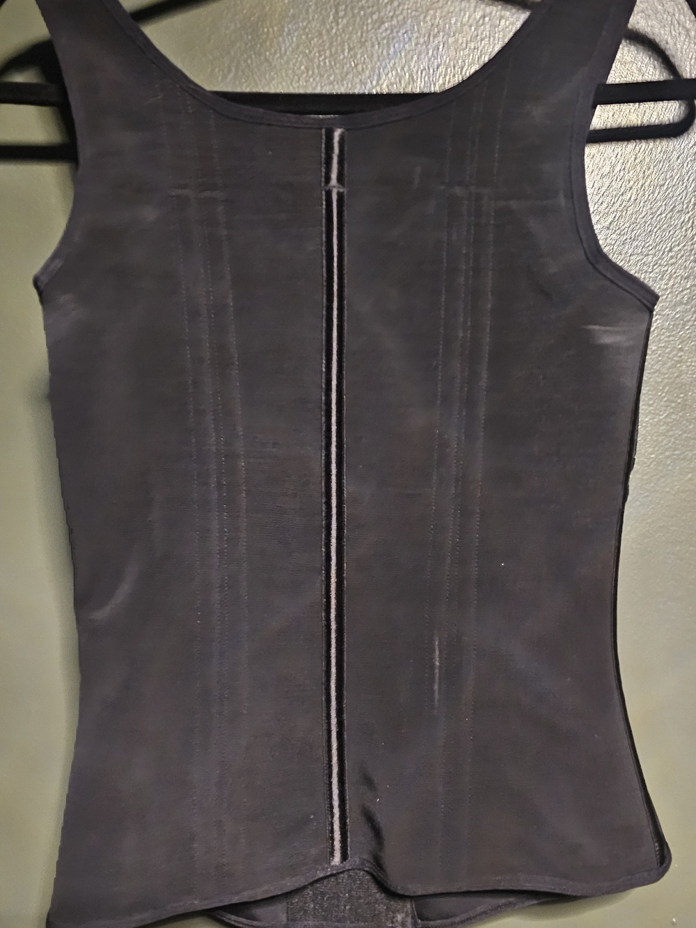 Shapeshe Black Front-Zip Shapewear Corset Top - Picture 2 of 6